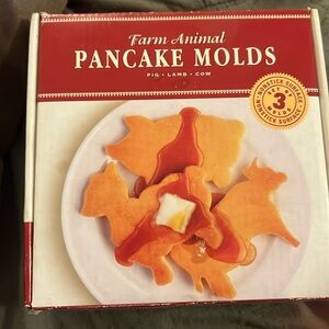 Farm animal pancake molds
